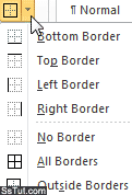 Add borders to text in Word 2010