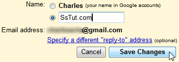 Change Gmail name