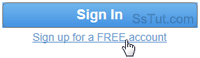 Click Sign up to create your AOL email account!