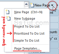 create to do list onenote