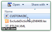 Edit your Microsoft Word custom dictionary file