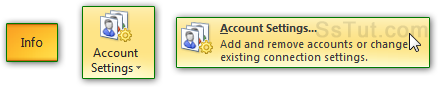 Access your email accounts in Outlook 2010