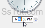 Adjust the system clock's hours, minutes, and seconds