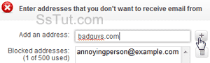 Block email addresses or entire domains in Yahoo Mail