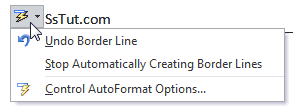 Border line options in Word 2010