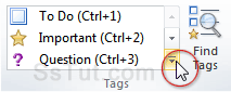 Category tags in OneNote 2010