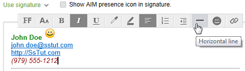 Create an email signature for your AOL Mail account