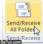 Manually send/receive emails in Outlook 2010