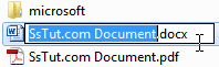 Rename Microsoft Word documents without changing file extension