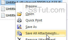 Save all Outlook attachments before deleting them