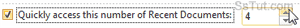 Show recent files on File tab / menu in Word 2010