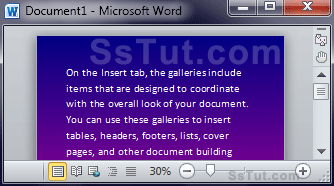 Use a custom gradient as document background